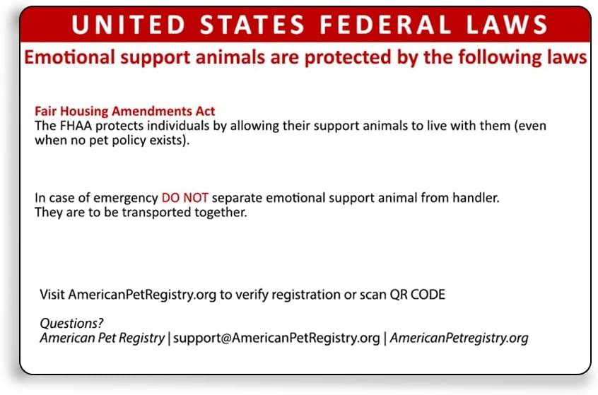 Emotional Support Cat Registration - American Pet Registry