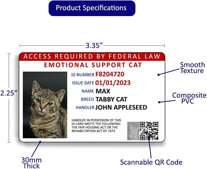 Emotional Support Cat Registration ESA Cat ID Card American Pet Emotional support cat registration esa cat id card american pet